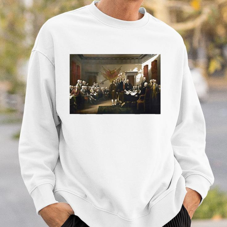 Signing The Declaration Of Independence 4Th Of July Sweatshirt Gifts for Him