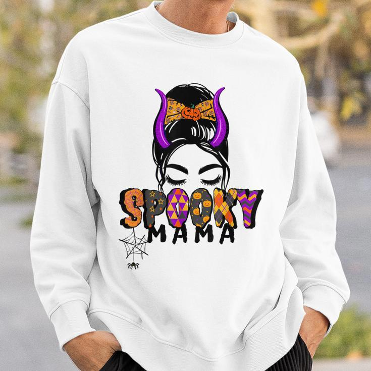 Spooky Mama Halloween Mom V2 Sweatshirt Gifts for Him