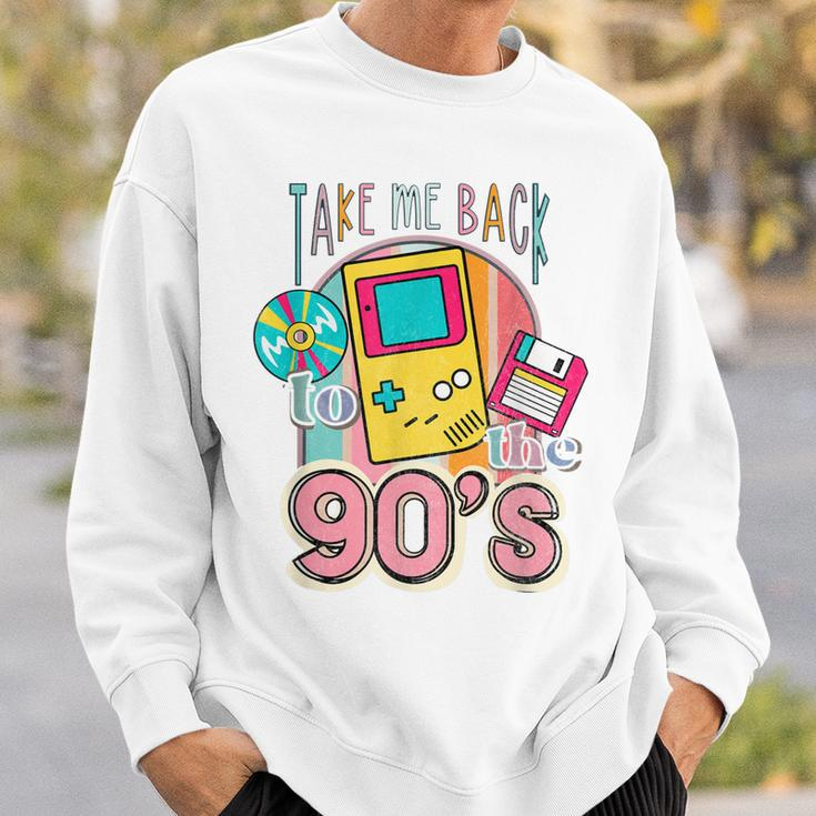 Take Me Back To The 90S Casette Tape Retro Men Women Sweatshirt Graphic Print Unisex Gifts for Him