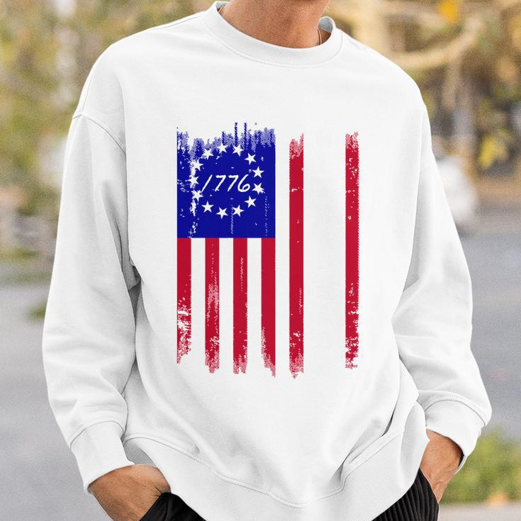 Ultra Maga Betsy Ross Usa Flag Trump 2024 Anti Biden Sweatshirt Gifts for Him