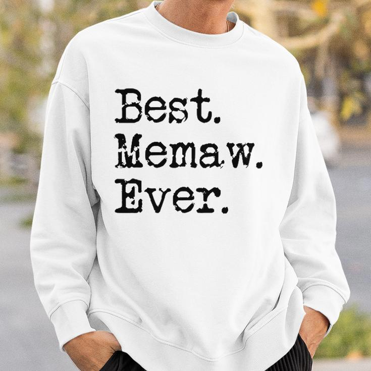 Womens Best Memaw Ever Grandmother Grandma Gift From Grandchildren Sweatshirt Gifts for Him
