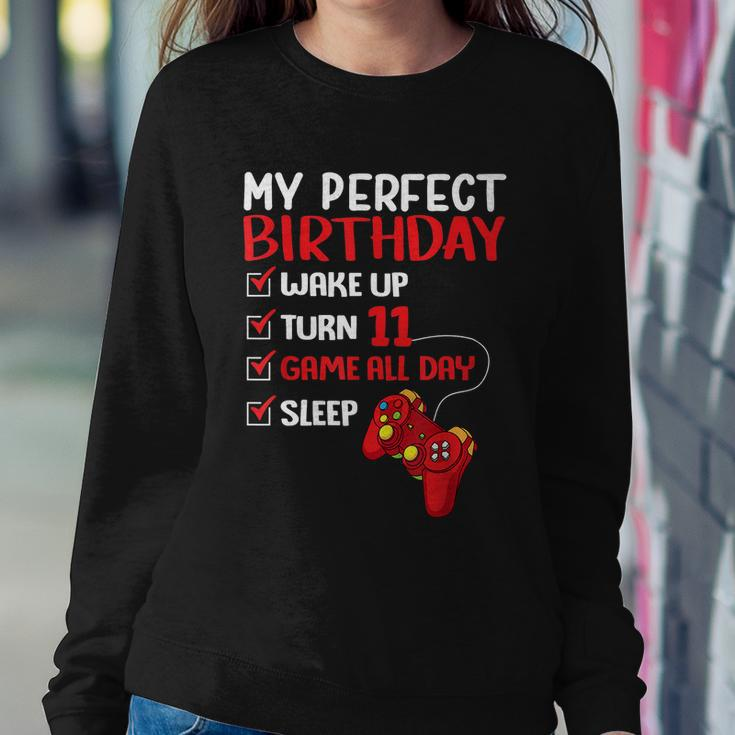 11Th Perfect Birthday Gaming 11 Years Old Gamer Boys Tshirt Tshirt Sweatshirt Gifts for Her