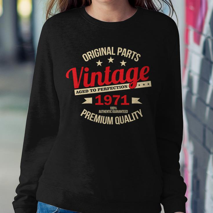 1971 Original Parts Vintage 50Th Birthday Tshirt Sweatshirt Gifts for Her