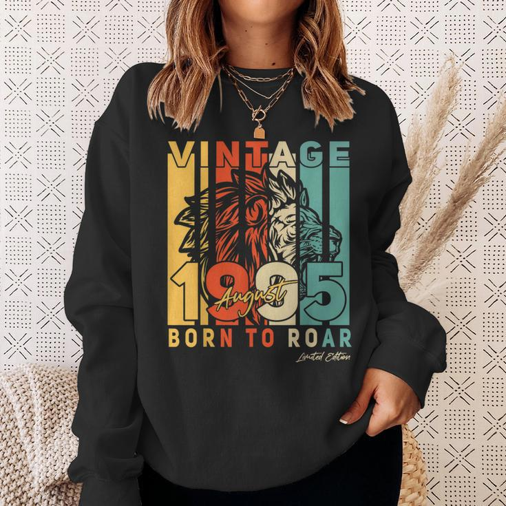27Th Birthday Gifts August 27 Years Old Vintage 1995 Mens Men Women Sweatshirt Graphic Print Unisex Gifts for Her