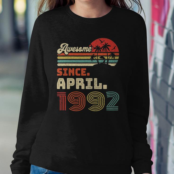 31 Years Old Awesome Since April 1992 31St Birthday Sweatshirt Gifts for Her