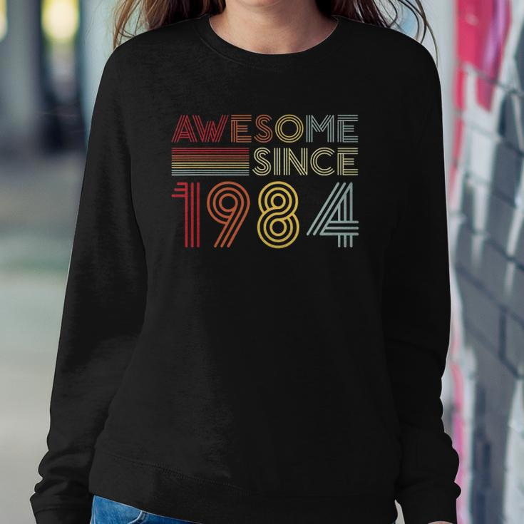 38Th Birthday 1984 Made In 1984 Awesome Since 1984 Birthday Gift Sweatshirt Gifts for Her