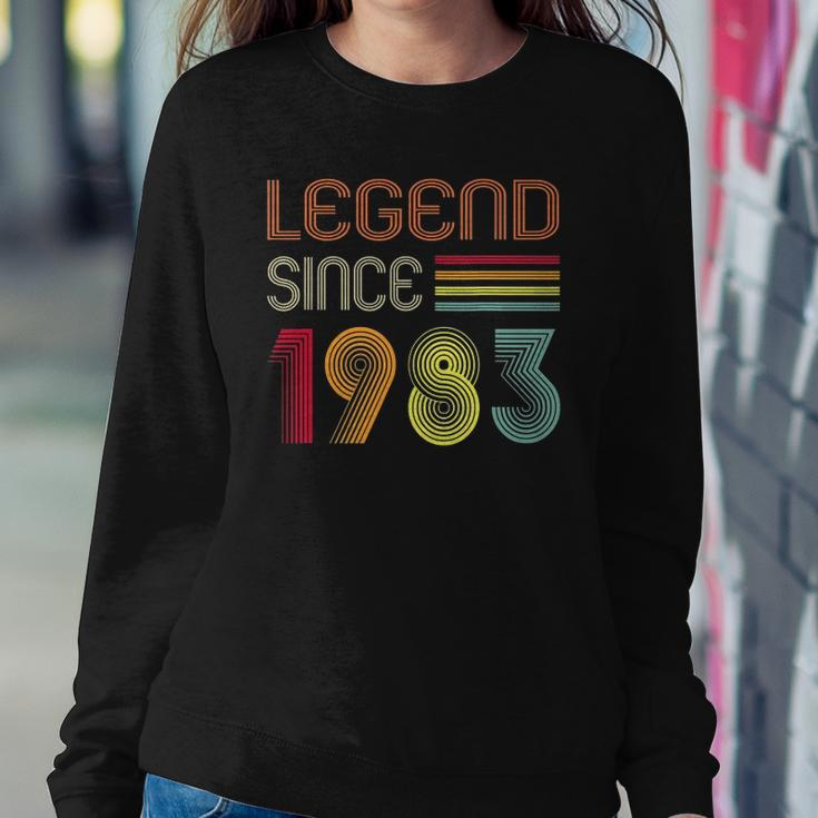 39 Year Old Gifts Legend Since 1983 39Th Birthday Retro Sweatshirt Gifts for Her
