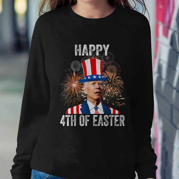 4Th Of Easter Funny Happy 4Th Of July Anti Joe Biden Sweatshirt Gifts for Her