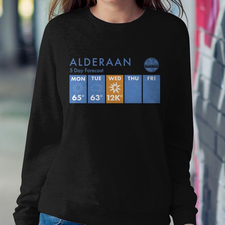 Alderaan 5 Day Forecast Tshirt Sweatshirt Gifts for Her