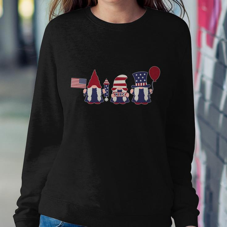 American Lawn Gnomes Usa Go America Sweatshirt Gifts for Her