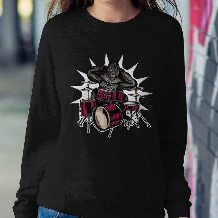 Ape Drummer Sweatshirt Gifts for Her