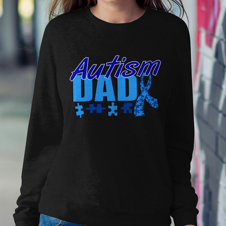Autism Dad Awareness Ribbon Tshirt Sweatshirt Gifts for Her