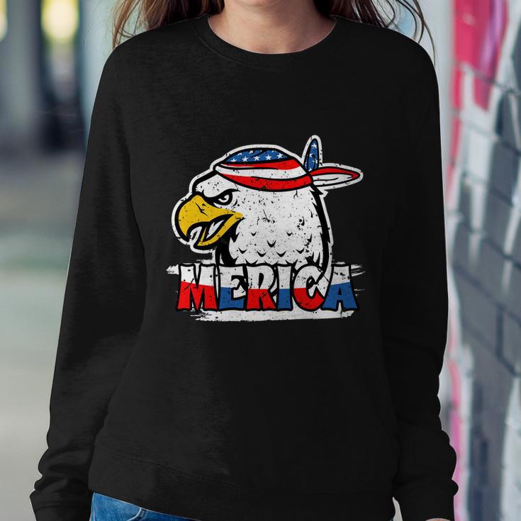 Bald Eagle Mullet American Flag Merica 4Th Of July Great Gift Sweatshirt Gifts for Her