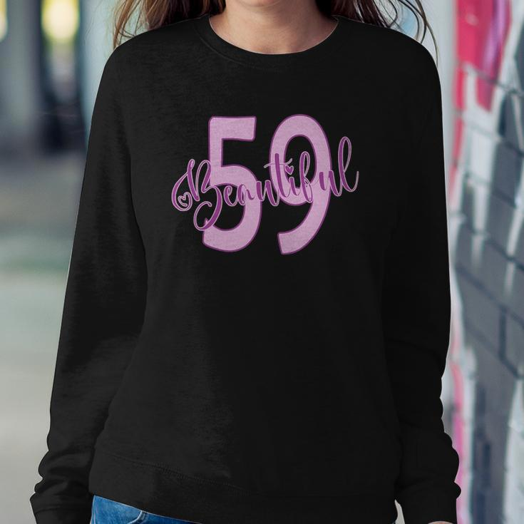 Beautiful 59Th Birthday Apparel For Woman 59 Years Old Sweatshirt Gifts for Her