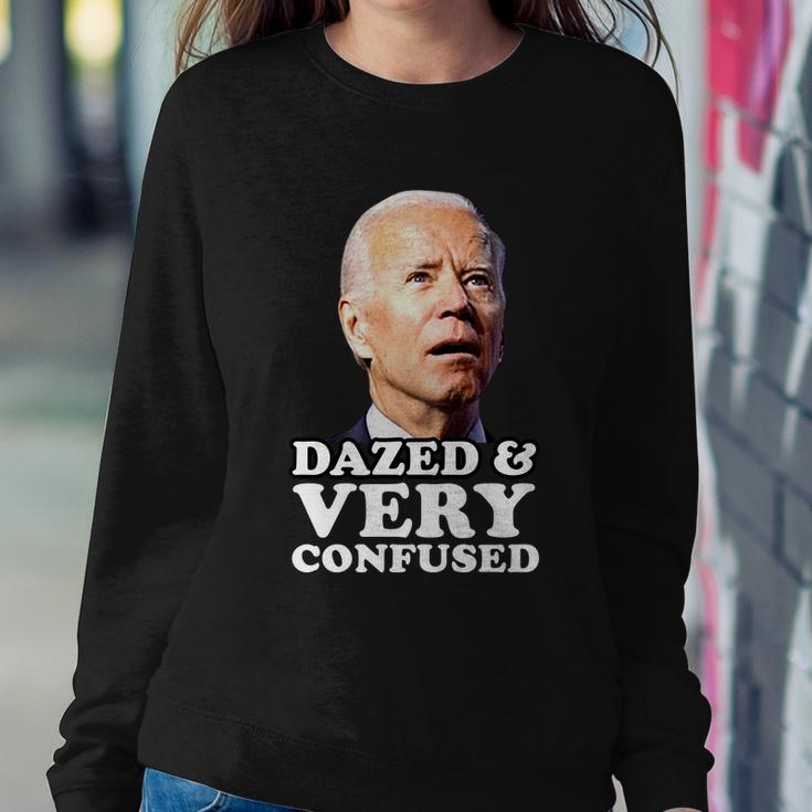 Biden Dazed And Very Confused Funny Joe Biden Sweatshirt Gifts for Her