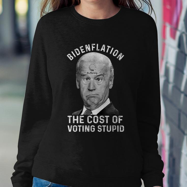 Bidenflation The Cost Of Voting Stupid Sweatshirt Gifts for Her