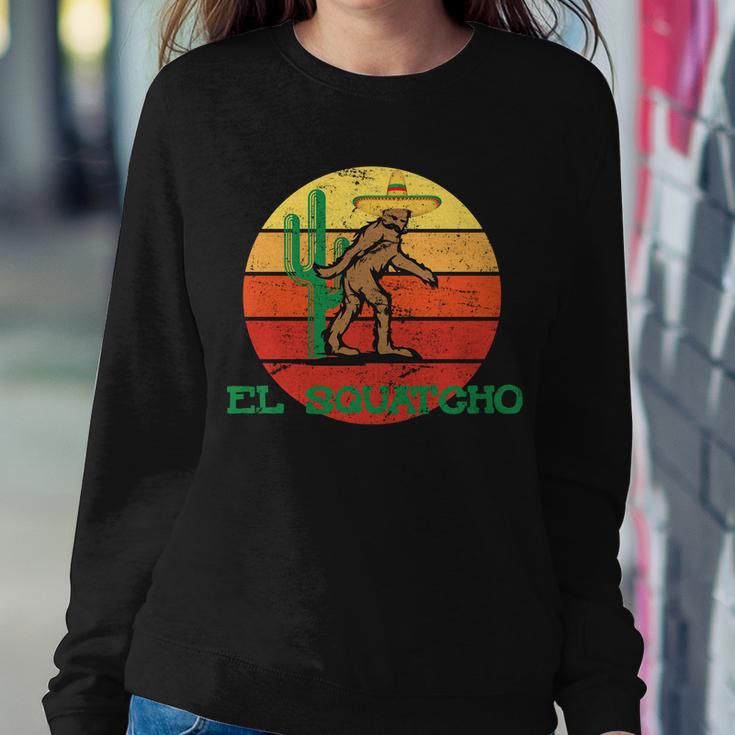 Bigfoot El Squatcho Mexican Sasquatch Tshirt Sweatshirt Gifts for Her