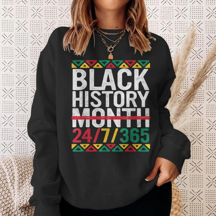 Black History Month 2022 Black History 247365 Melanin Men Women Sweatshirt Graphic Print Unisex Gifts for Her