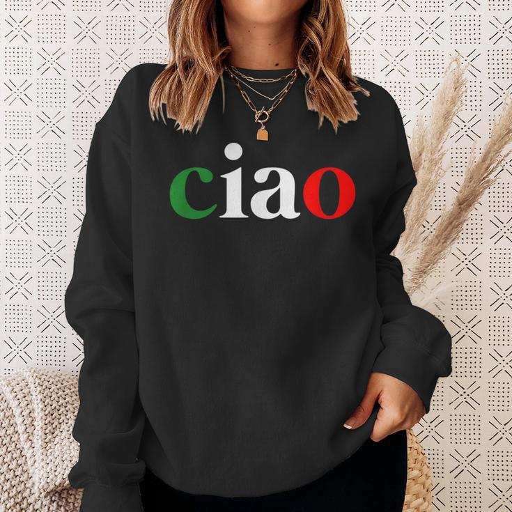 Born In Italy Funny Italian Italy Roots Ciao Men Women Sweatshirt Graphic Print Unisex Gifts for Her