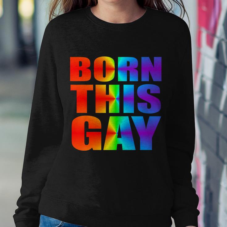 Born This Gay Pride Lgbt Tshirt Sweatshirt Gifts for Her