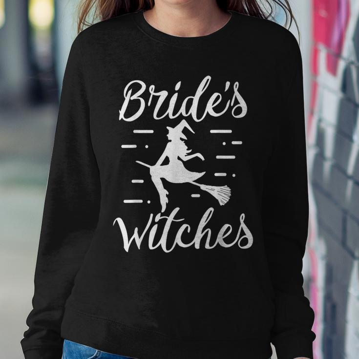 Brides Witches Halloween Bachelorette Party Witch Wedding Sweatshirt Gifts for Her