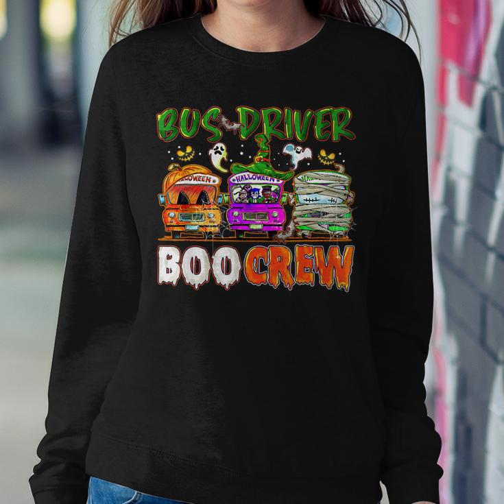 Bus Driver Boo Crew School Bus Driver Life Halloween Sweatshirt Gifts for Her