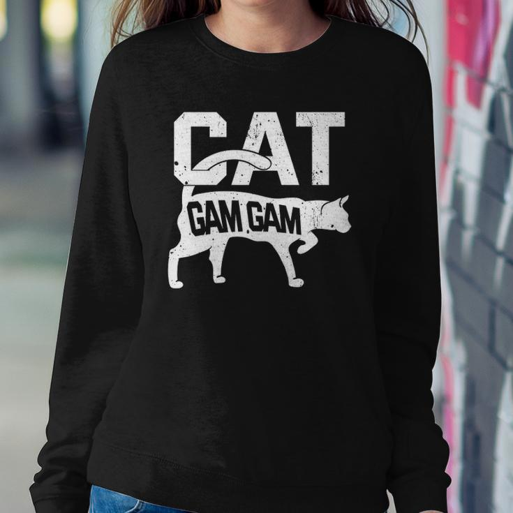 Cat Gam Gam Kitten Pet Owner Meow Sweatshirt Gifts for Her