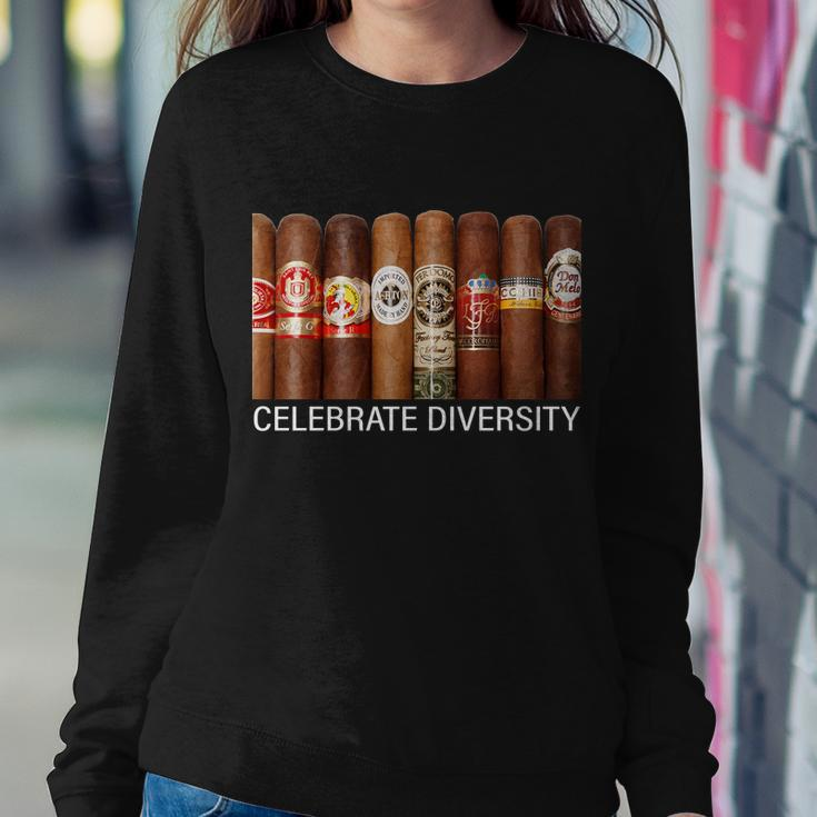 Celebrate Diversity Cigars Sweatshirt Gifts for Her
