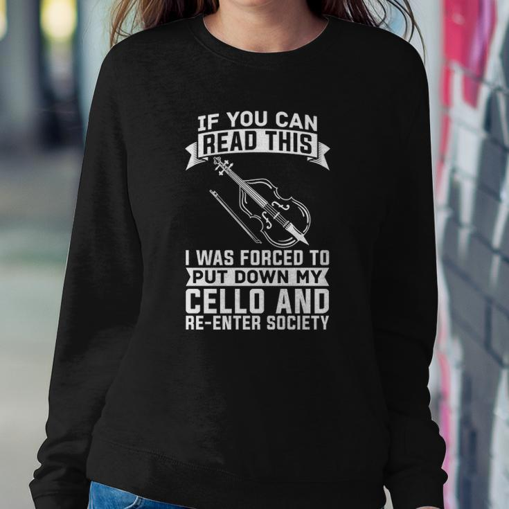 Cello Musician &8211 Orchestra Classical Music Cellist Sweatshirt Gifts for Her