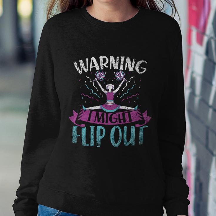 Cheering Practice Cheerleading Flip Funny Cheerleader Gift Sweatshirt Gifts for Her