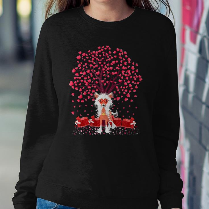 Chinese Crested Dog Lover Chinese Crested Valentine&8217S Day Sweatshirt Gifts for Her