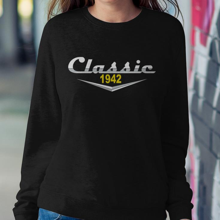 Classic 1942 Vintage 80Th Birthday Sweatshirt Gifts for Her
