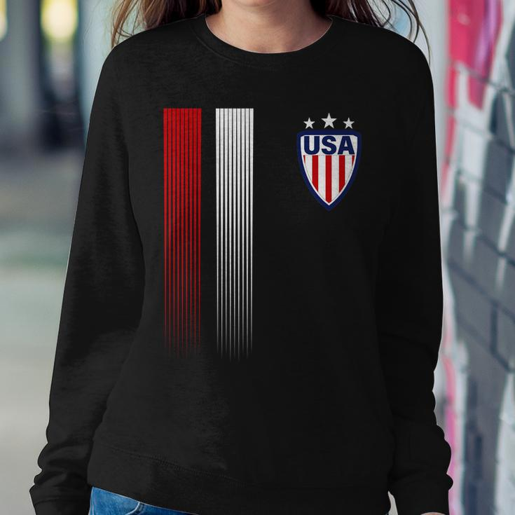 Cool Usa Soccer Jersey Stripes Tshirt Sweatshirt Gifts for Her