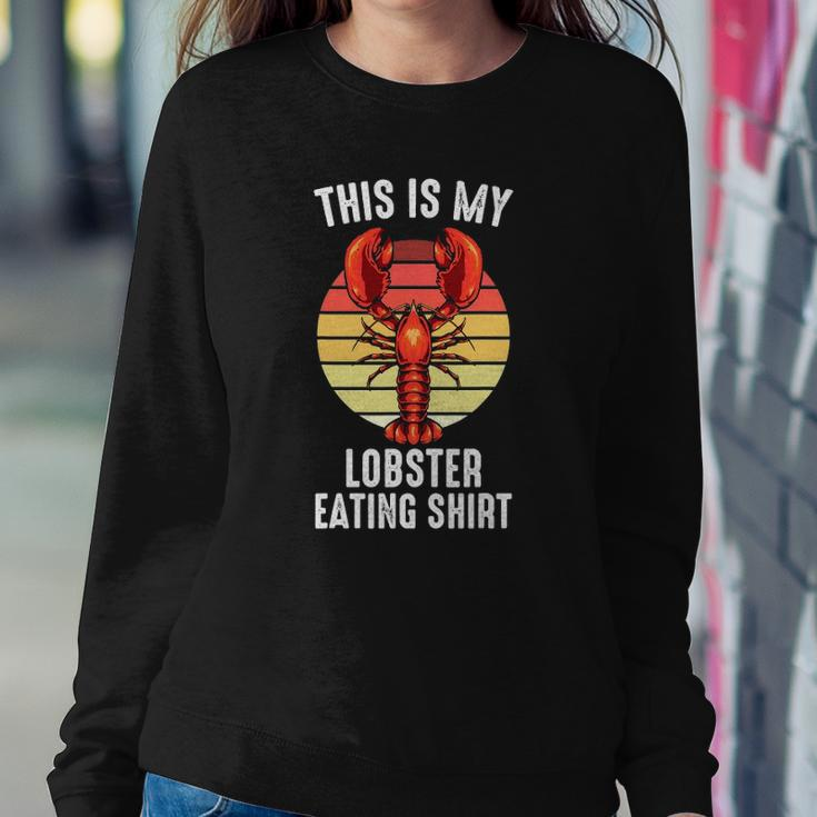 Crab &8211 This Is My Lobster Eating &8211 Shellfish &8211 Chef Sweatshirt Gifts for Her