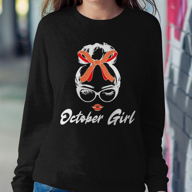 Cute October Girl Birthday Sweatshirt Gifts for Her