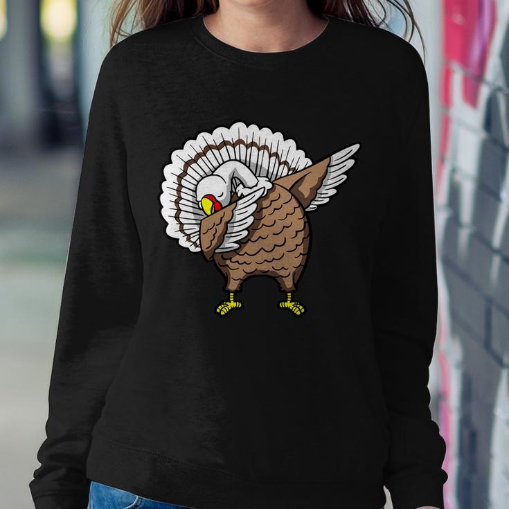 Dabbing Turkey Funny Thanksgiving Day Tshirt Sweatshirt Gifts for Her