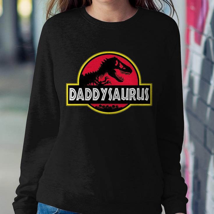Daddysaurus Funny Daddy Dinosaur Tshirt Sweatshirt Gifts for Her