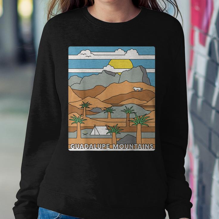 Daytime El Capitan Guadalupe Mountains National Park Texas Sweatshirt Gifts for Her