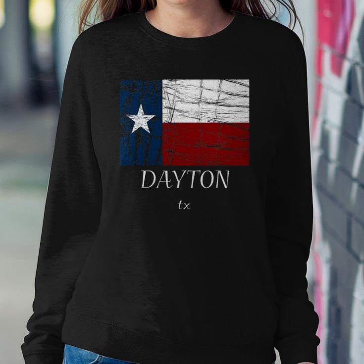 Dayton Tx Texas Flag City State Gift Sweatshirt Gifts for Her