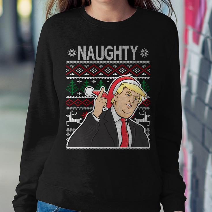 Donald Trump Naughty Ugly Christmas Sweatshirt Gifts for Her