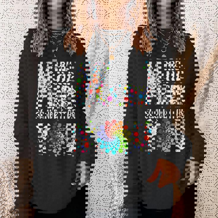 Dot Day Make Your Mark See Where It Takes You Dot Day V2 Men Women Sweatshirt Graphic Print Unisex Gifts for Her