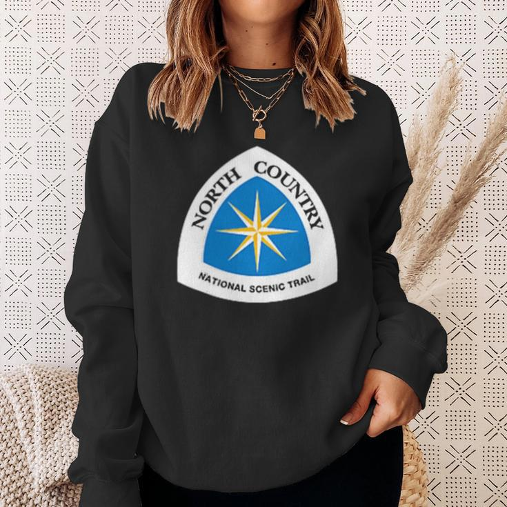 Double Sided North Country Trail Men Women Sweatshirt Graphic Print Unisex Gifts for Her