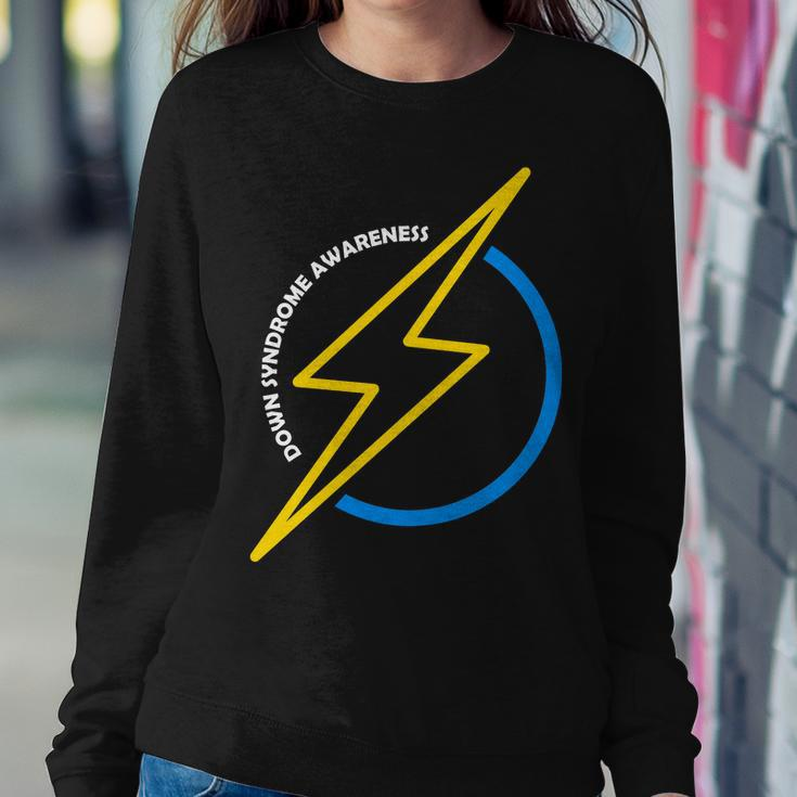 Down Syndrome Awareness Lightning Bolt Sweatshirt Gifts for Her