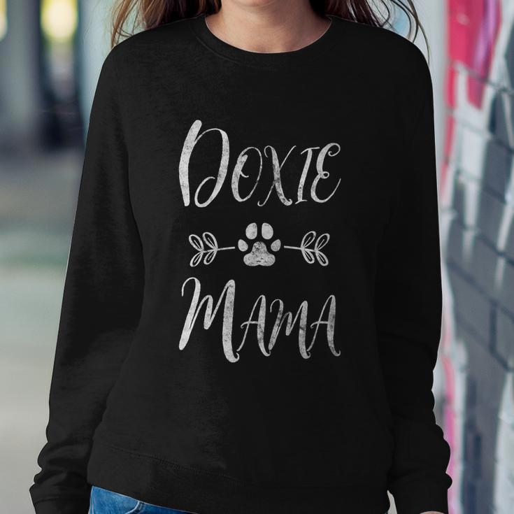 Doxie Mama Cool Gift Dachshund Weiner Owner Funny Dog Mom Gift Sweatshirt Gifts for Her