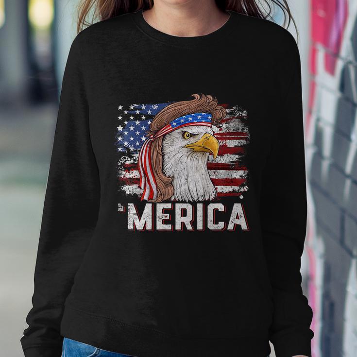 Eagle Mullet 4Th Of July Usa American Flag Merica Meaningful Gift Sweatshirt Gifts for Her