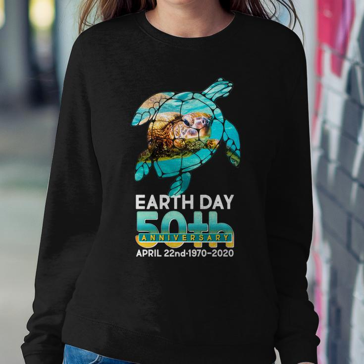 Earth Day 50Th Anniversary Turtle Tshirt Sweatshirt Gifts for Her