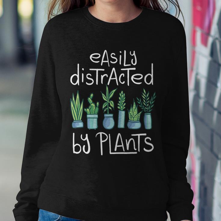 Easily Distracted By Plants V2 Sweatshirt Gifts for Her