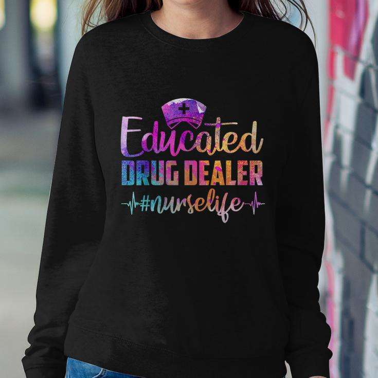 Educated Drug Dealer Nurse Life Funny Nurse Heart Beat Million Nurse March Tshirt Sweatshirt Gifts for Her
