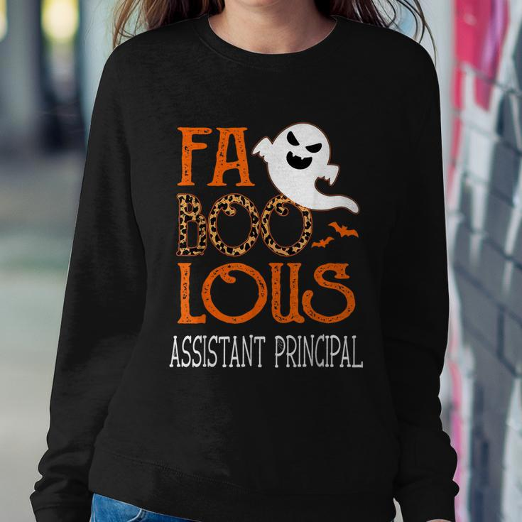 Faboolous Assistant Principal On Halloween Party Funny Ghost Sweatshirt Gifts for Her