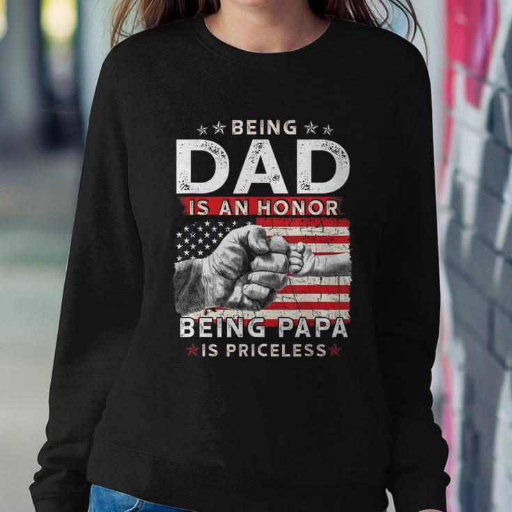 Fathers Day Shirt For Dad An Honor Being Papa Is Priceless Sweatshirt Gifts for Her
